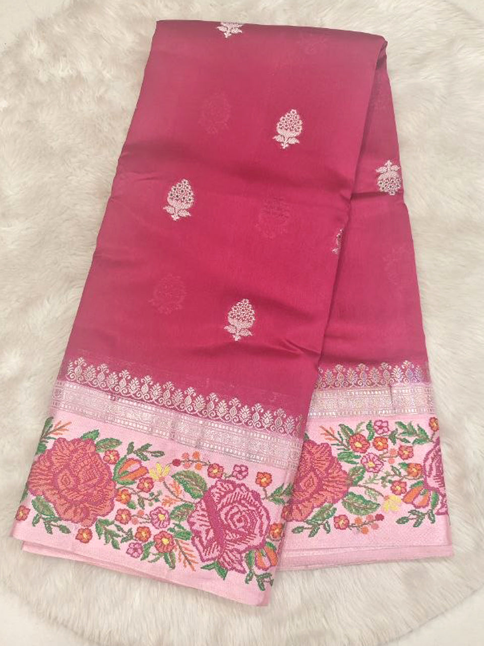 Mango Silk Saree