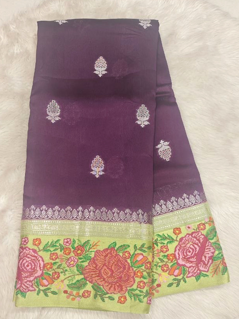 Mango Silk Saree