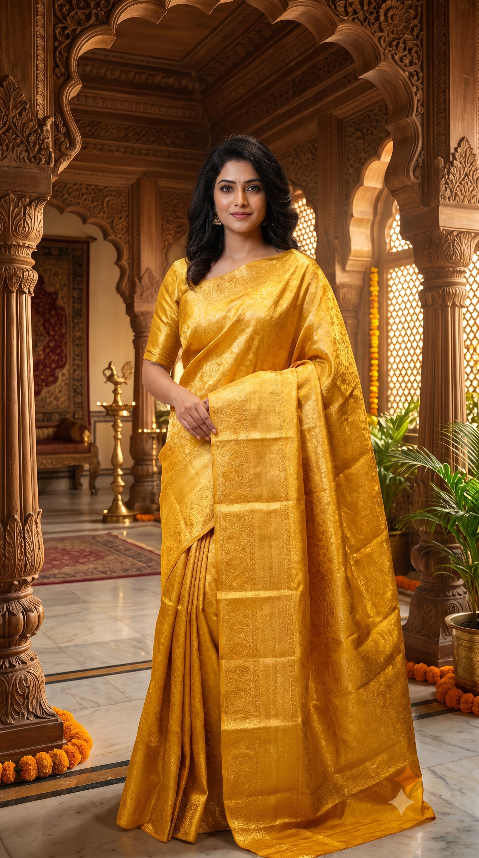 mini Kanchi pattu saree