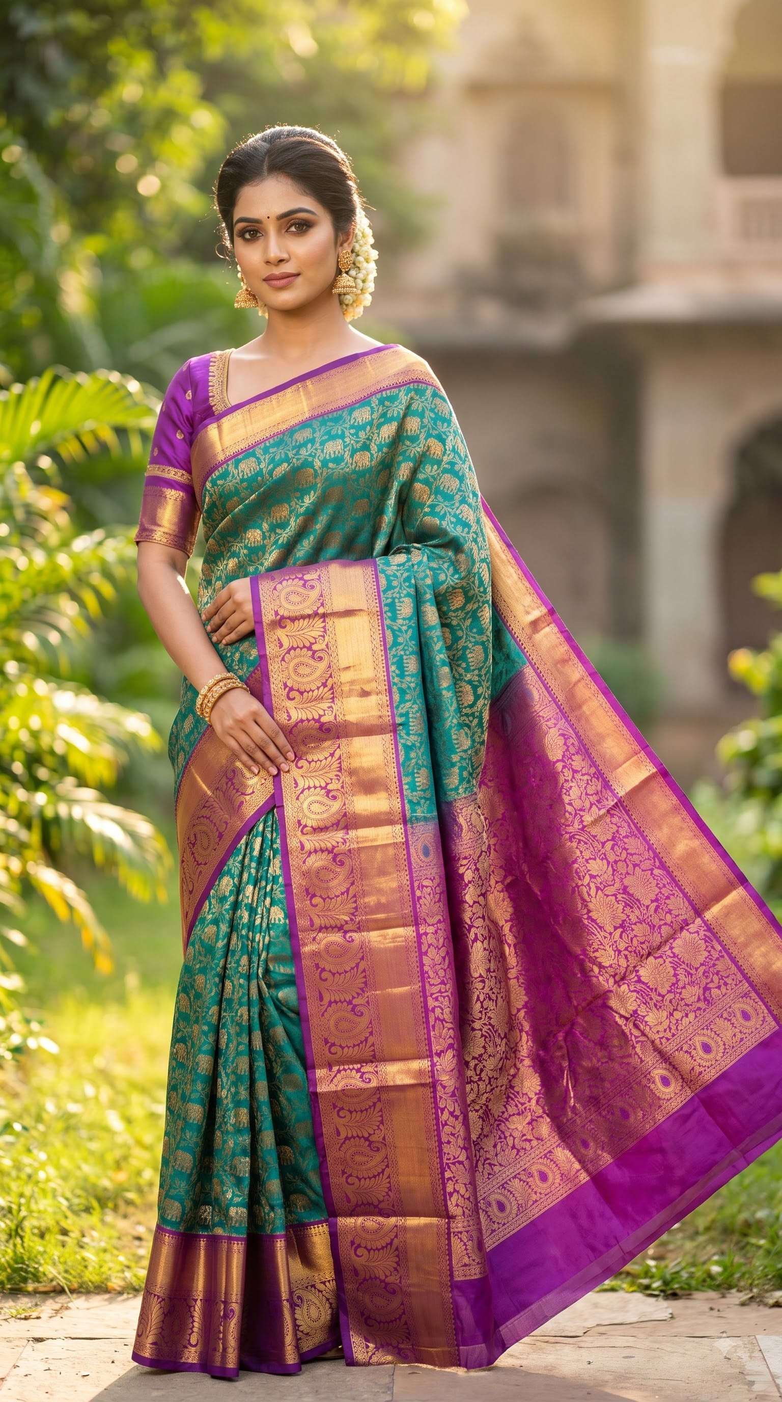 Mini Kanchi Pattu saree