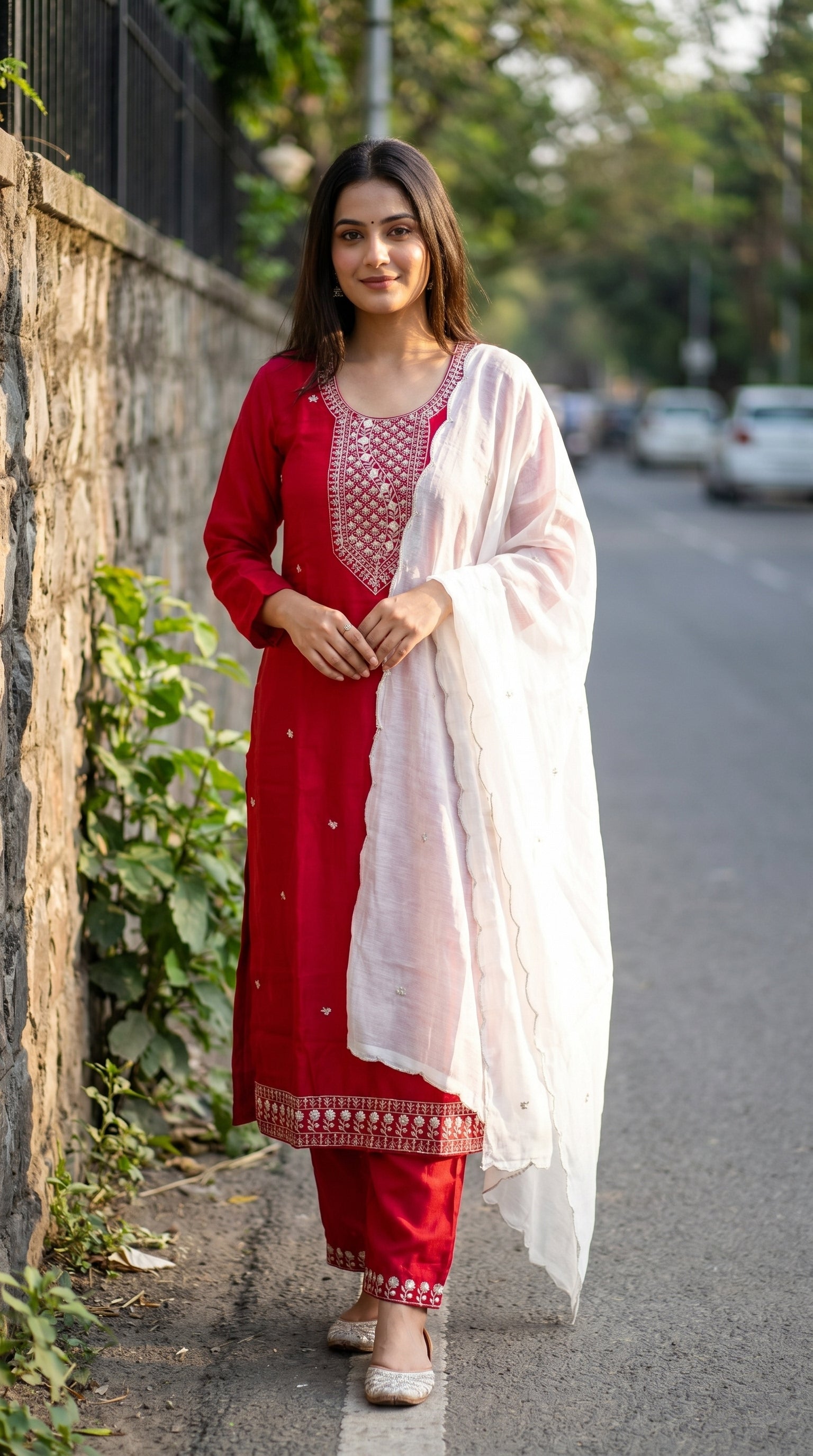 3 Pcs Bottom Dupatta Set