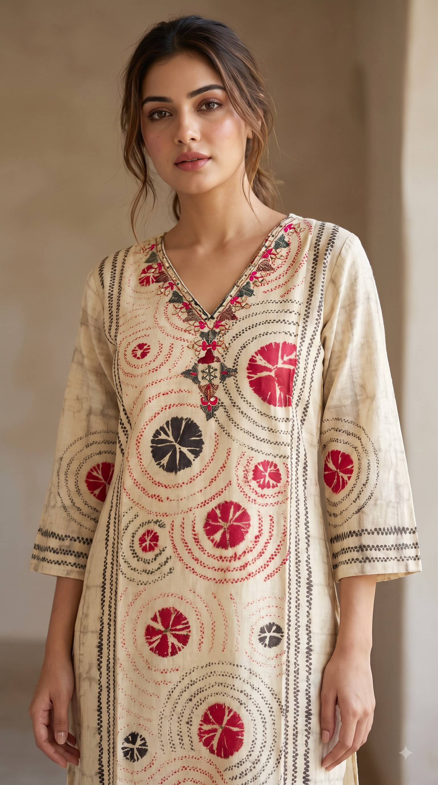 straight cut kurti