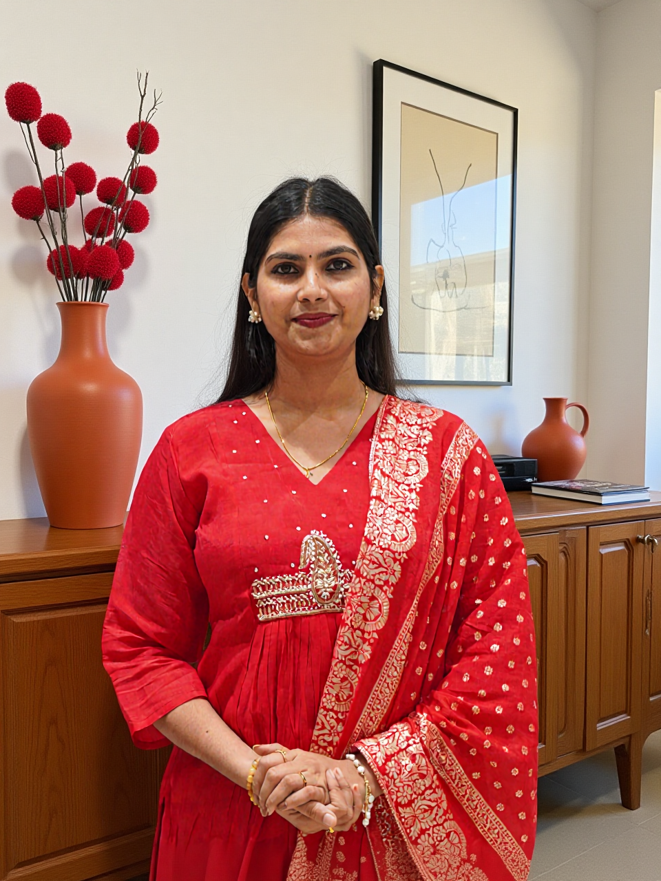 3 Pcs Bottom Dupatta Set