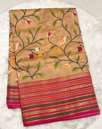 Malbar Tissue Pattu Saree