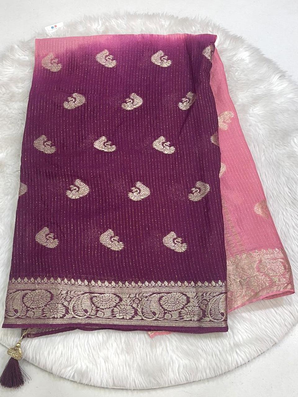 Khadi Georgette Saree