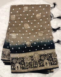 Banaras Bandhani Saree
