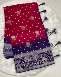 Banaras Bandhani Saree