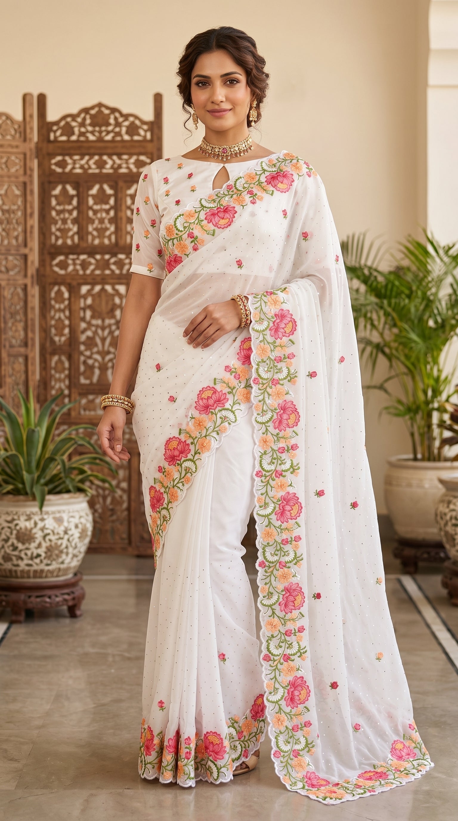 Georgette Saree
