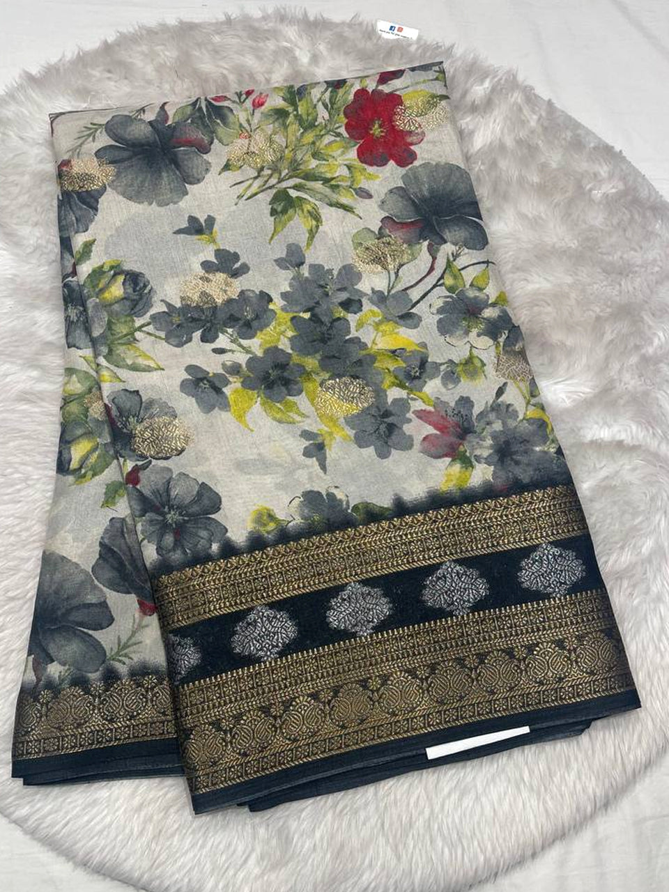 Banarasi Fancy Soft Bombay Buta Saree