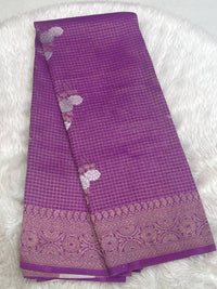 Banarasi Khadi Checks Saree