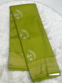 Banarasi Khadi Checks Saree