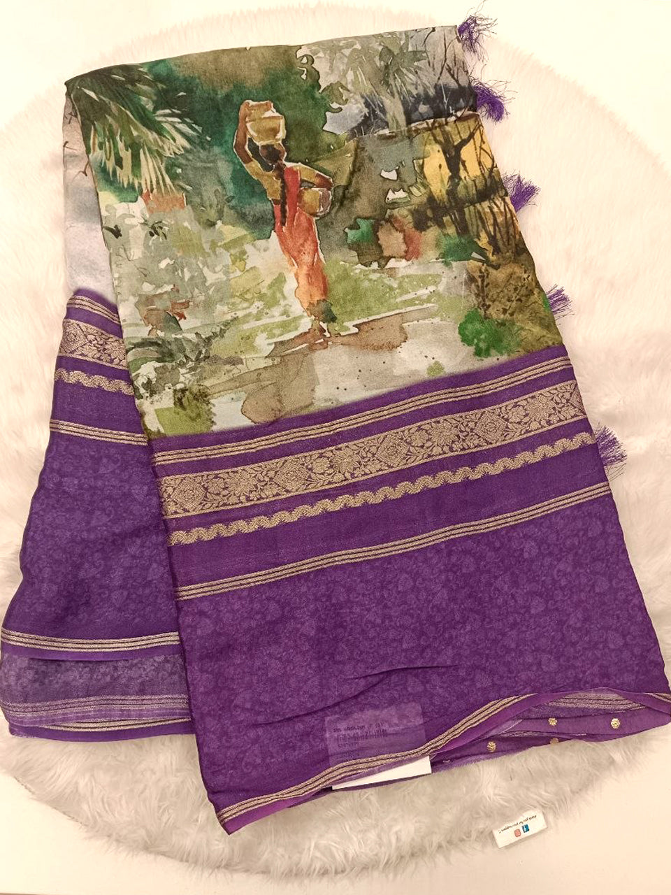 Mashroom Silk Saree