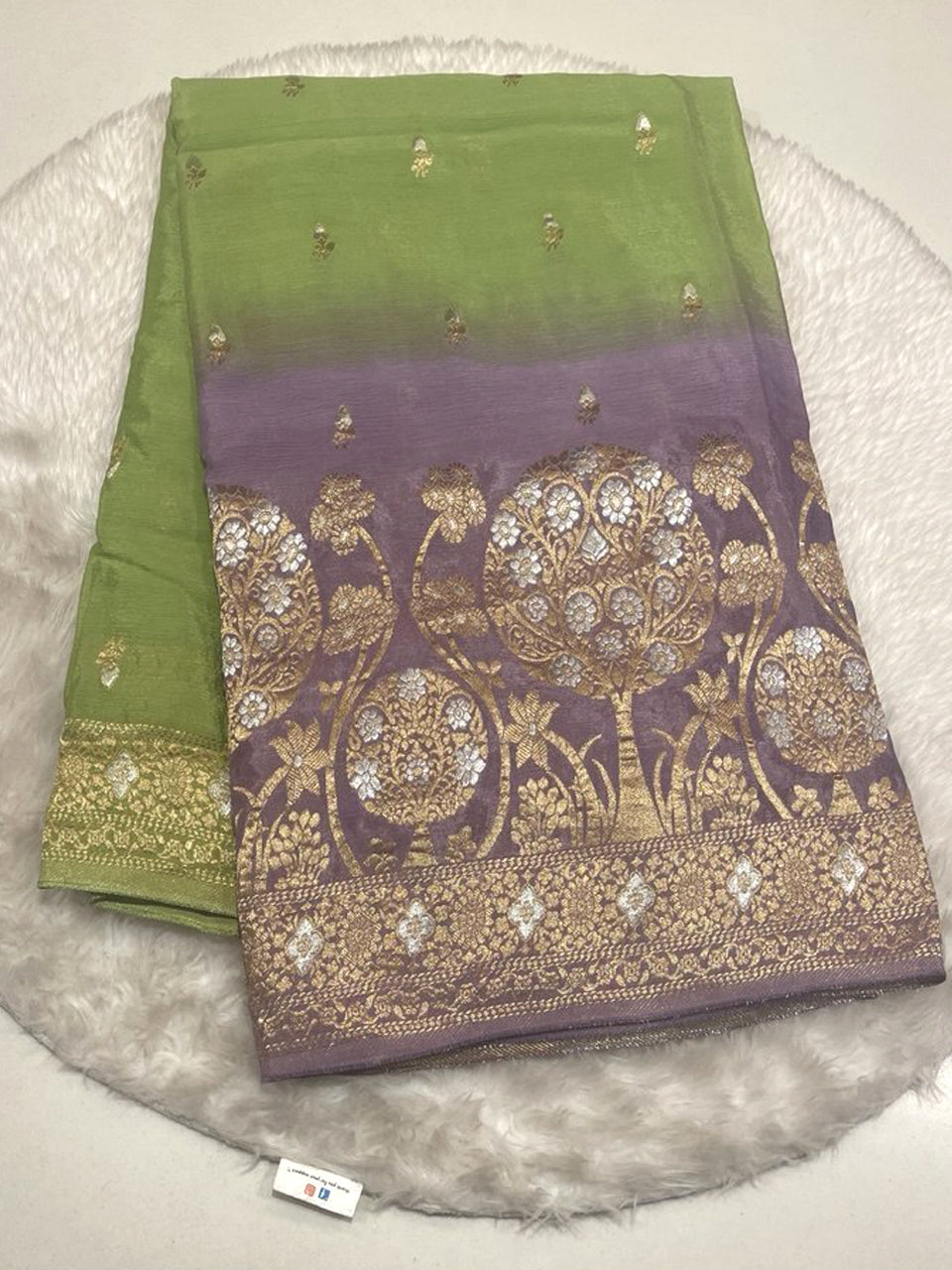Chinon Crape Sarees
