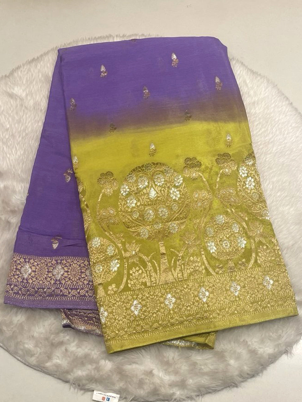 Chinon Crape Sarees
