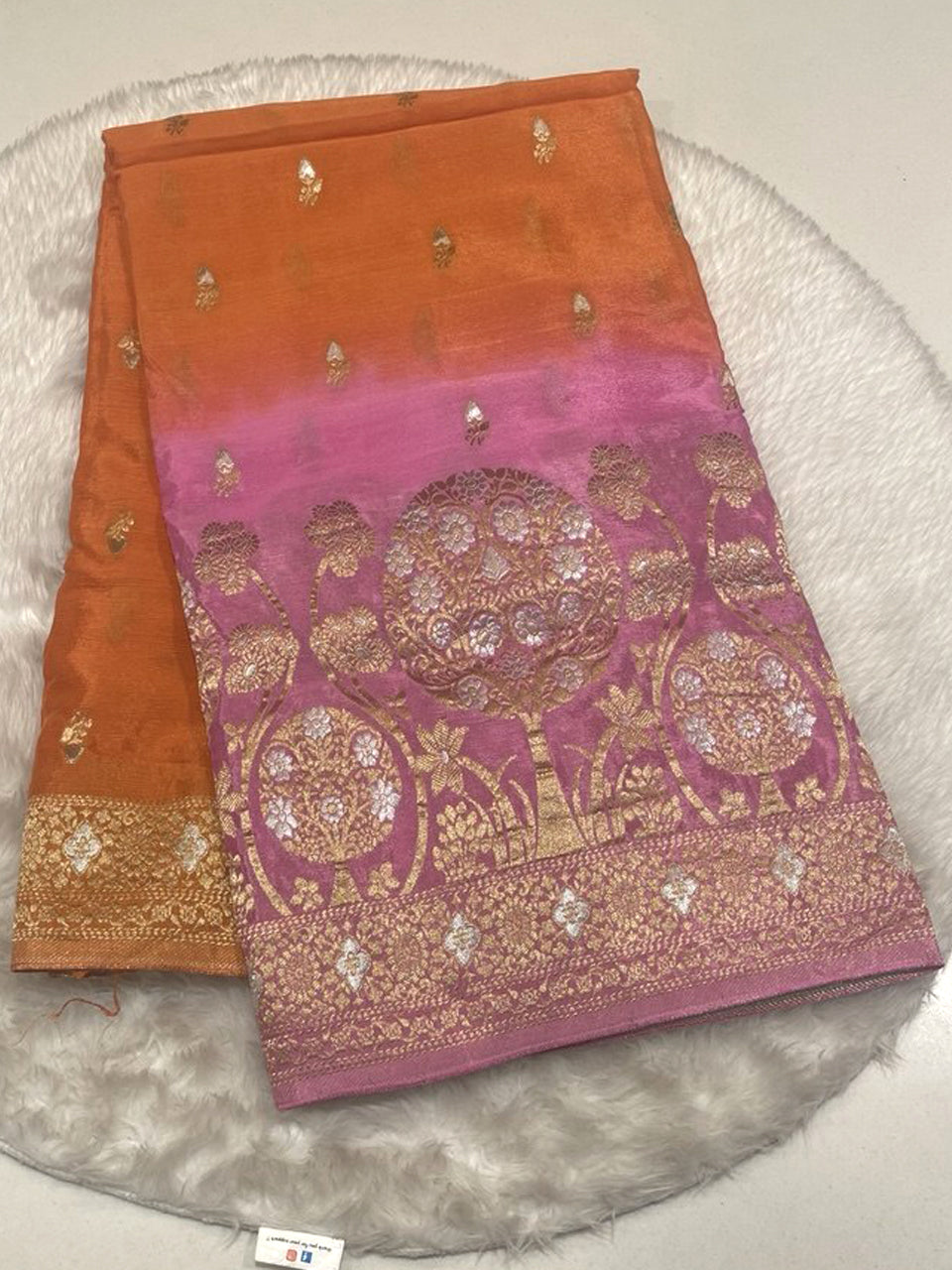 Chinon Crape Sarees