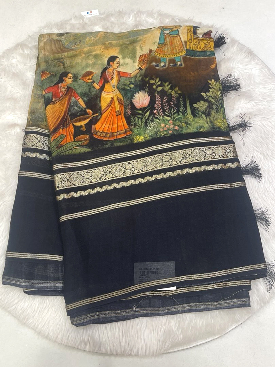 Chinon Digital Print Saree