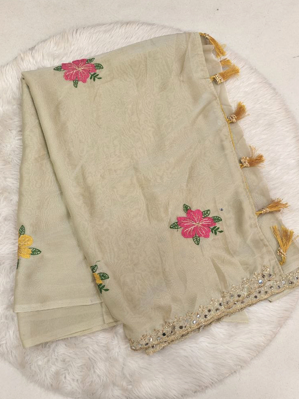 Crape Saree