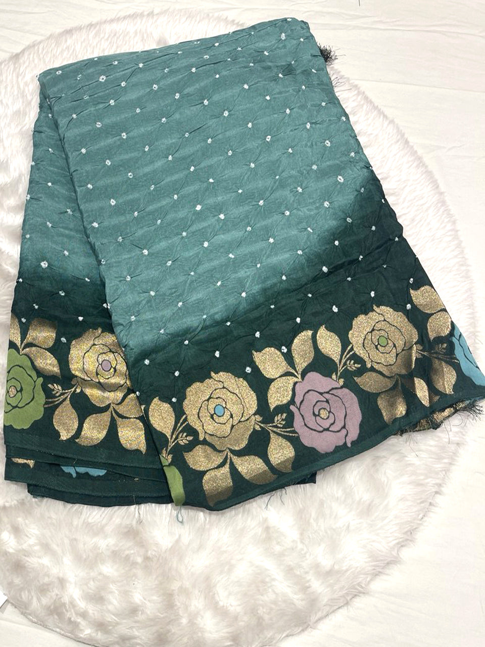 Crushed Bandini Saree