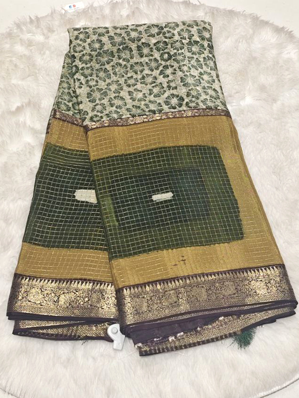 Pure Crepe Saree