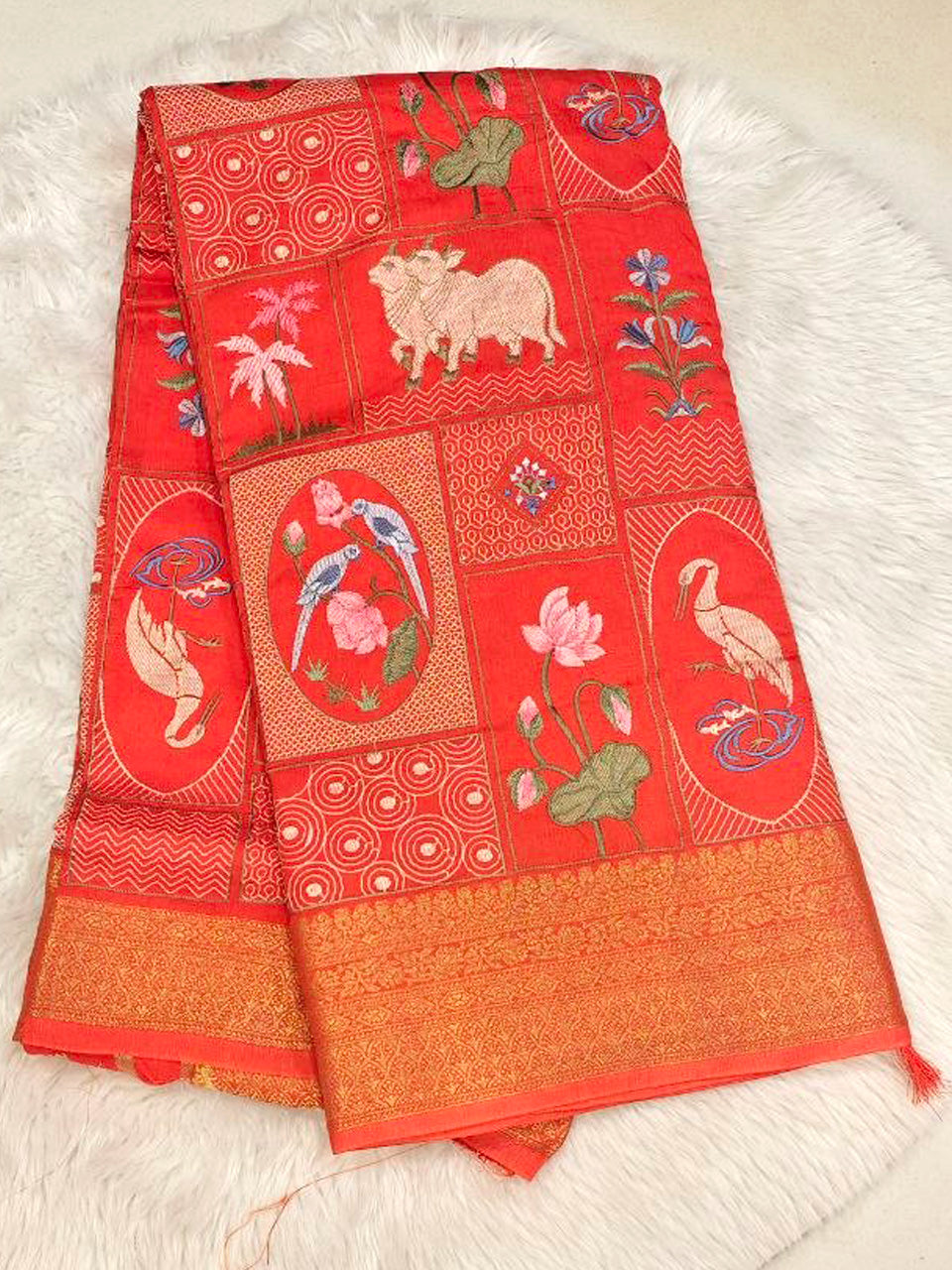 Desi Tussar Silk Saree