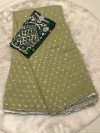 Dhoni Chiffon Saree