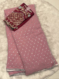 Dhoni Chiffon Saree