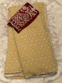 Dhoni Chiffon Saree