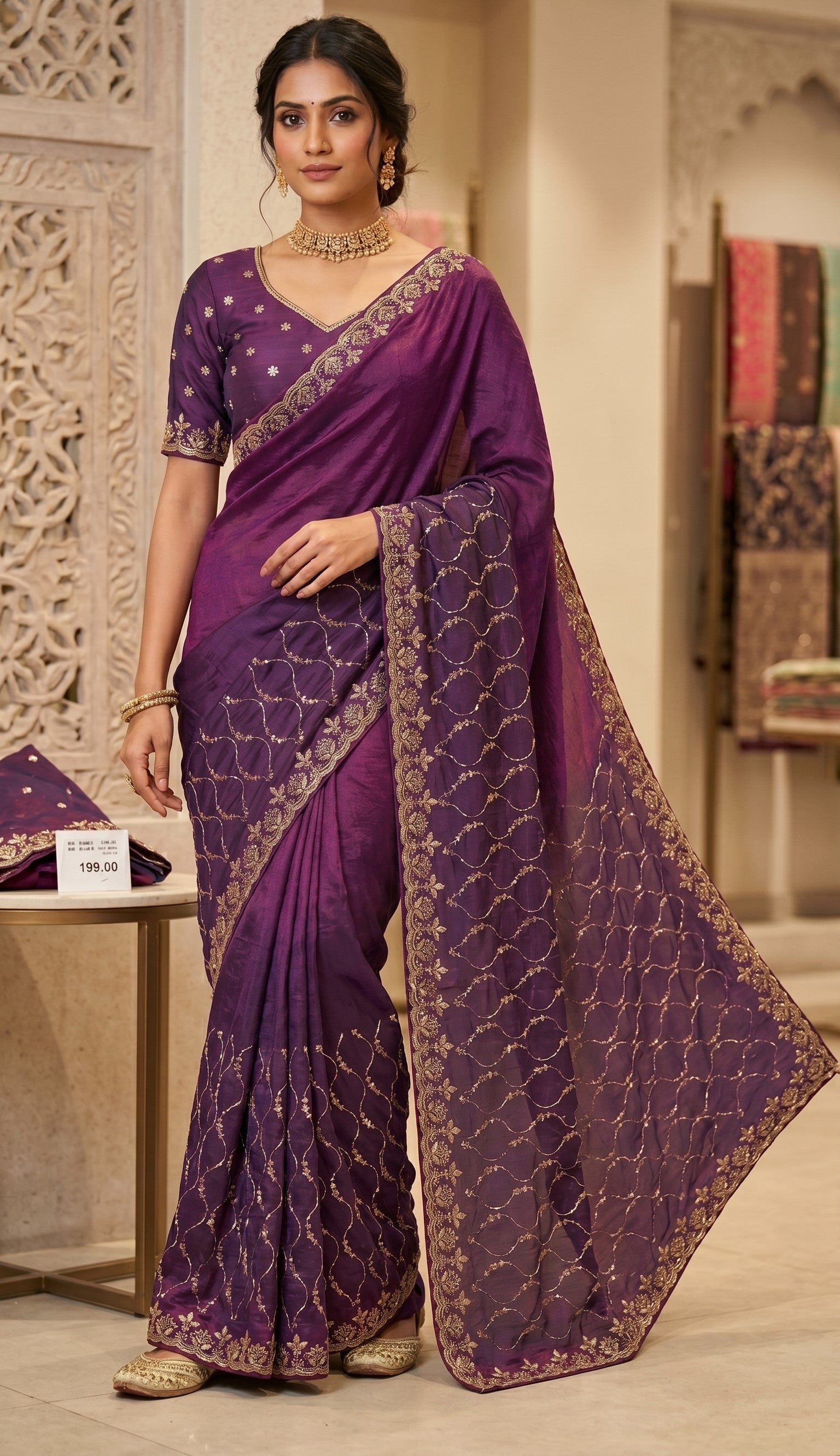 georgette saree
