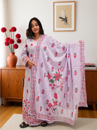 3 Pcs Bottom Dupatta Set
