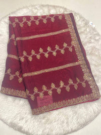 Fendy Crush Tissue Saree
