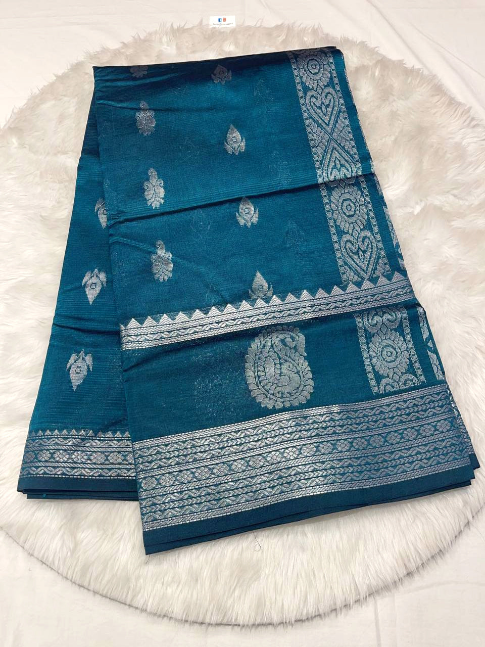 Silver Butta Guwahati Pattu Saree