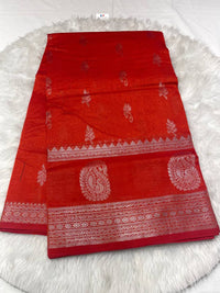 Silver Butta Guwahati Pattu Saree