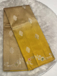 Pure Green Mango saree