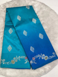 Pure Green Mango saree