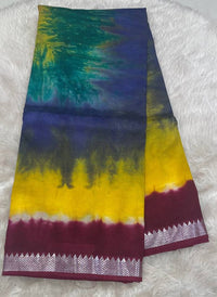 Hand Shibori Tie-Dye Saree