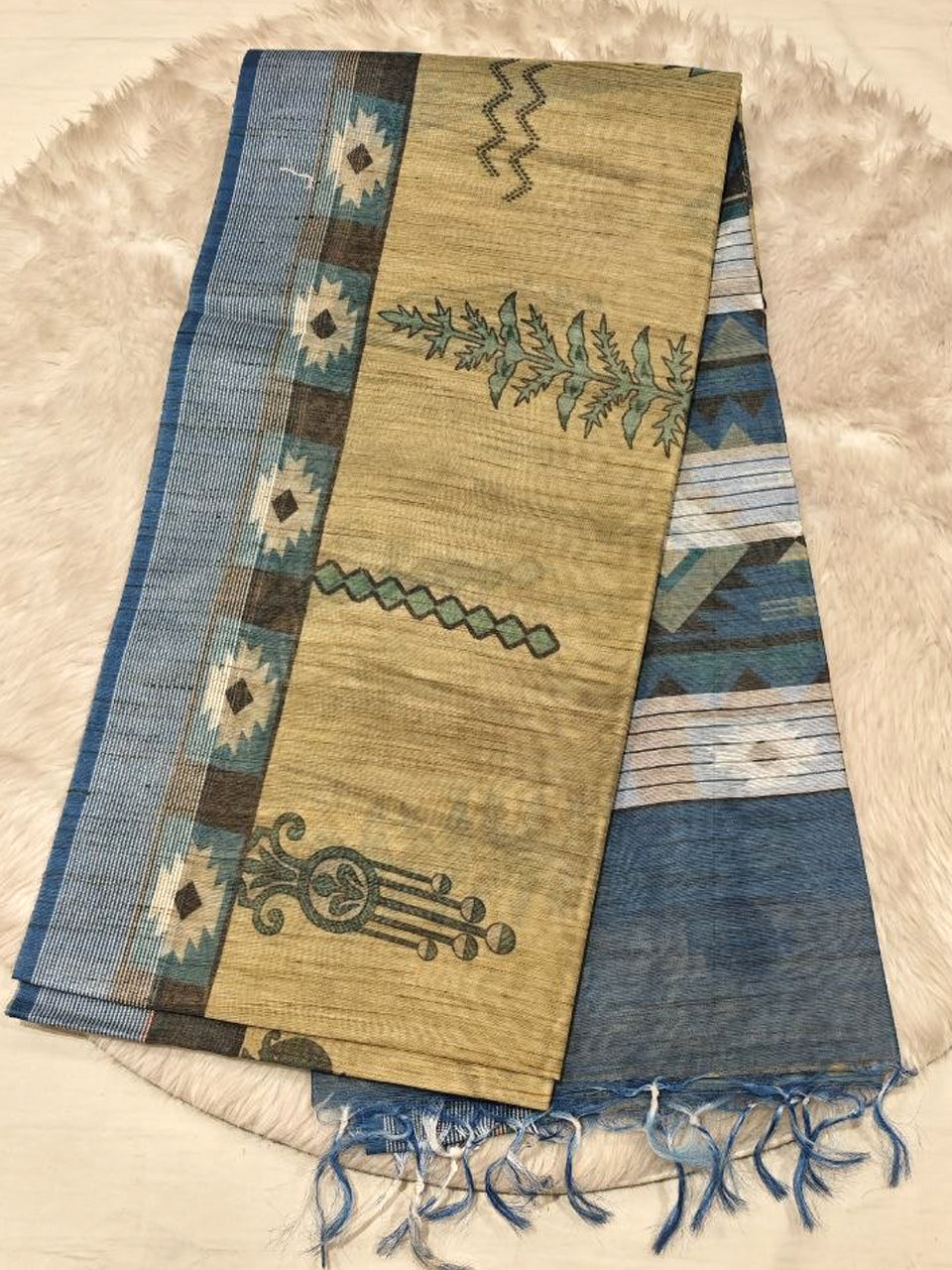 Jute Silk Saree