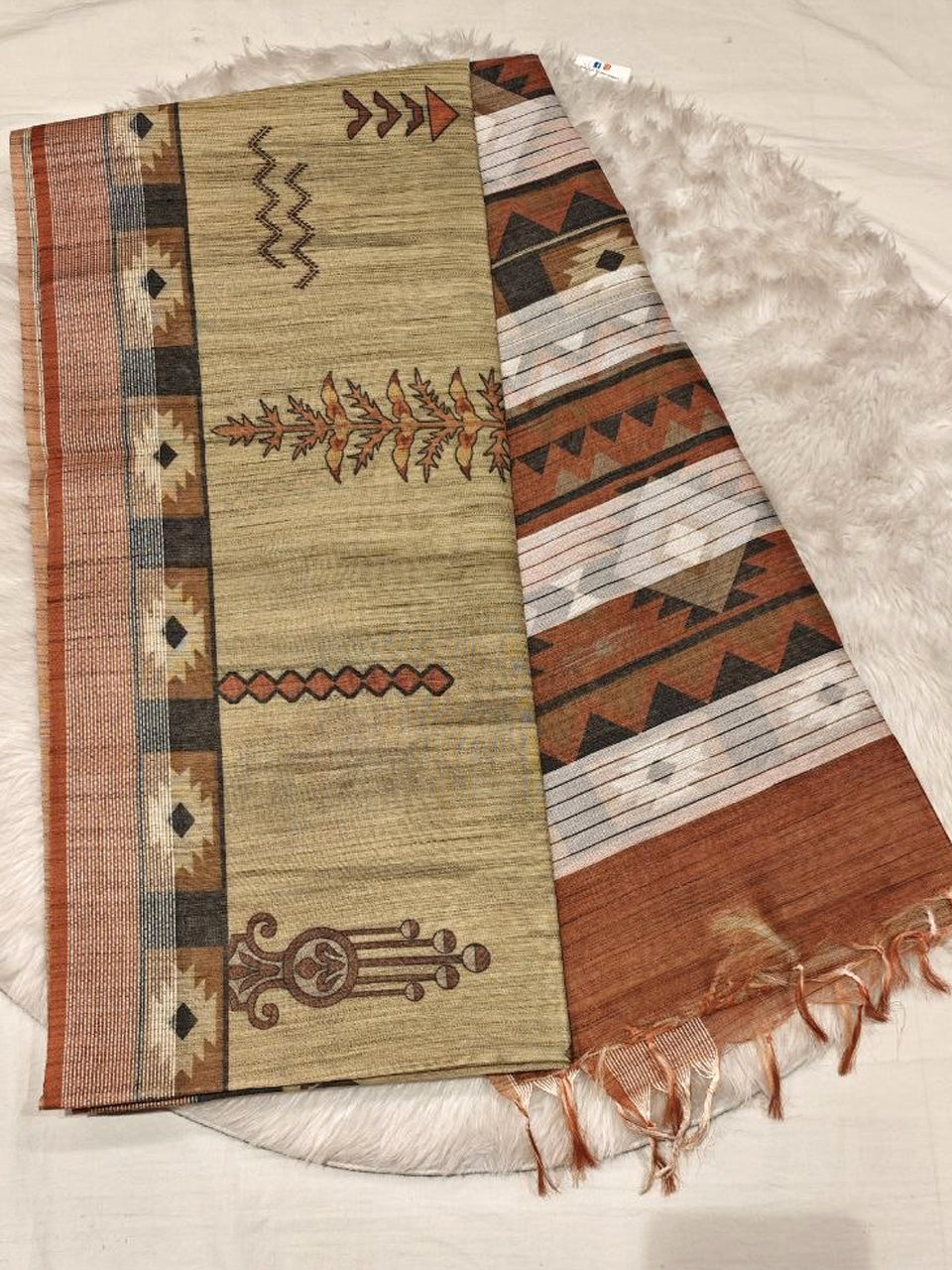 Jute Silk Saree