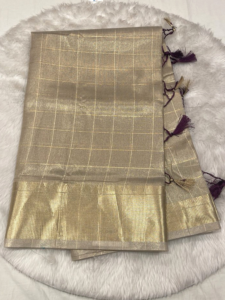 Jute Tissue Saree