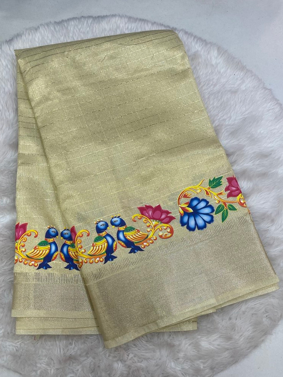Jute Tissue Saree
