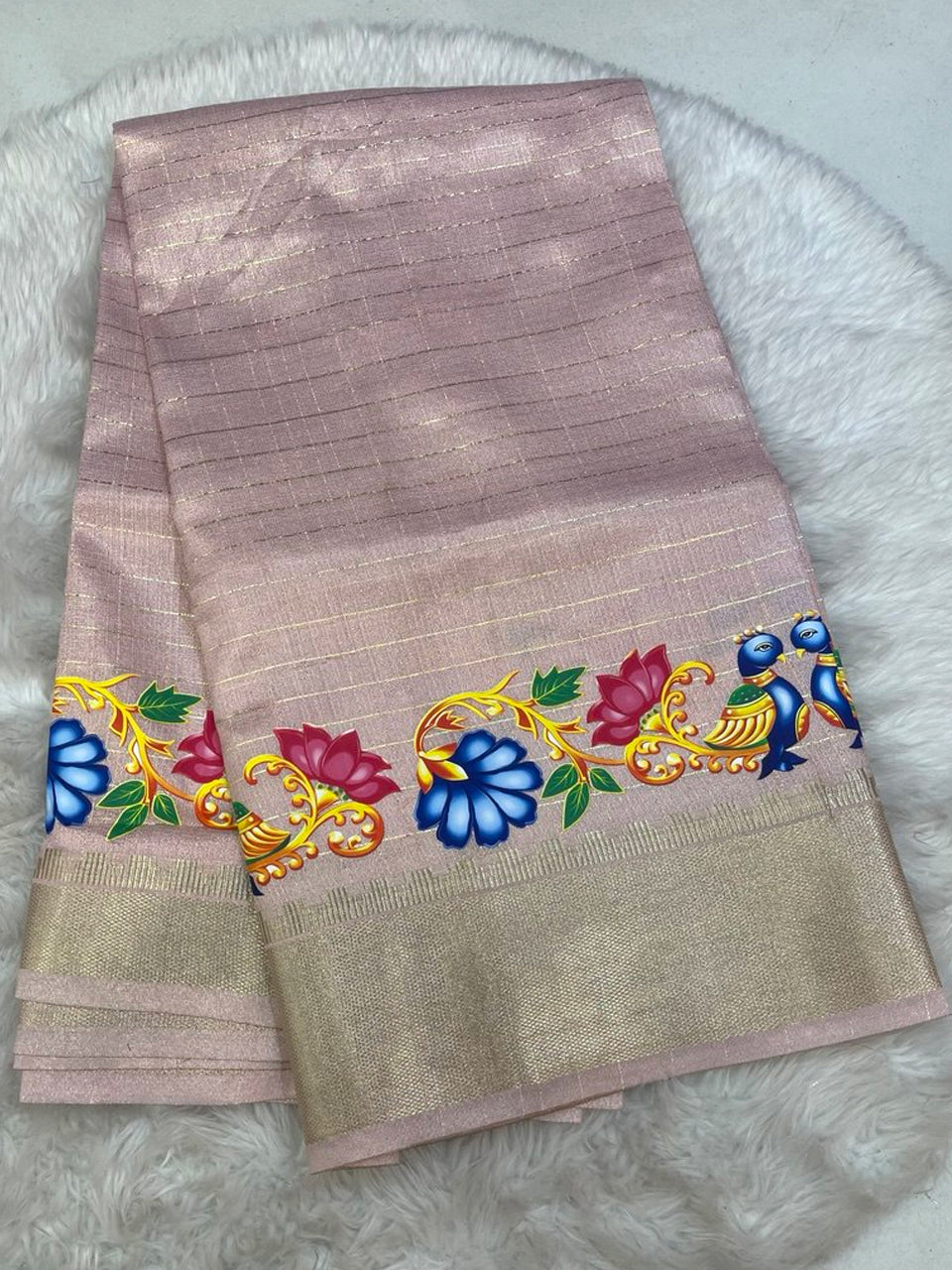 Jute Tissue Saree