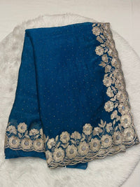 Regal Bloom Karachi Silk Saree