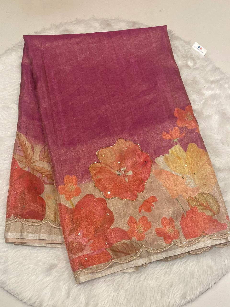 Katan Fancy Print Saree