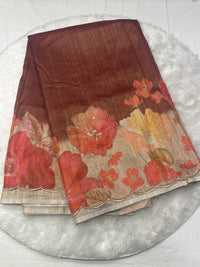 Katan Fancy Print Saree