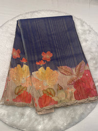 Katan Fancy Print Saree
