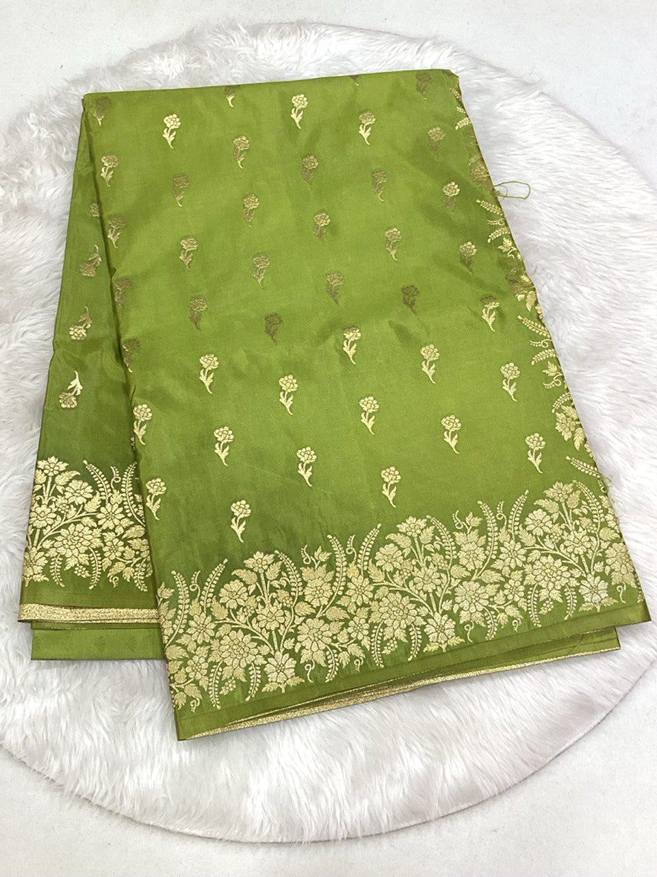 Viscose Satin Saree