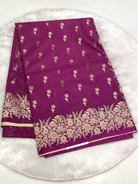 Viscose Satin Saree