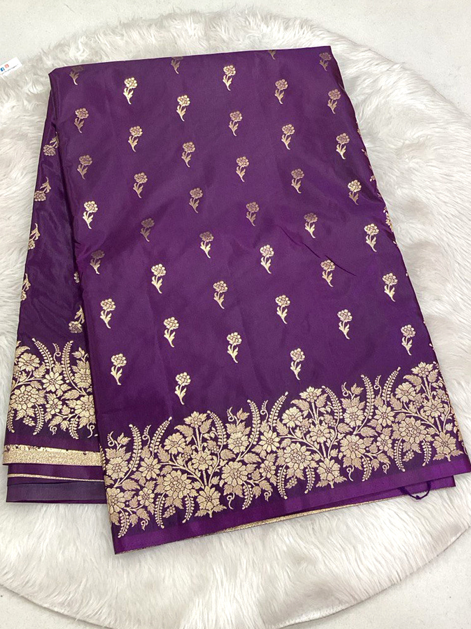Viscose Satin Saree