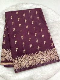 Viscose Satin Saree