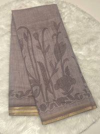 Digital Print Linen Saree