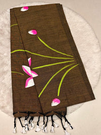 Linen Blend Saree